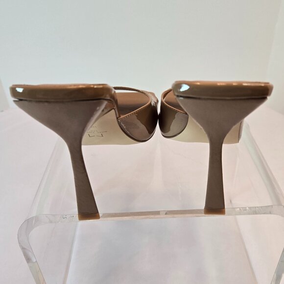 MARC FISHER LTD Women's Baber Slip On Leather Heeled Sandal Sz: 10M Tan - Picture 7 of 9